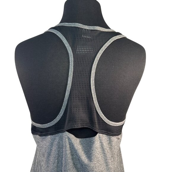 Adidas Womens Racerback Tank Top Gray Size Medium Athletic - Picture 7 of 7